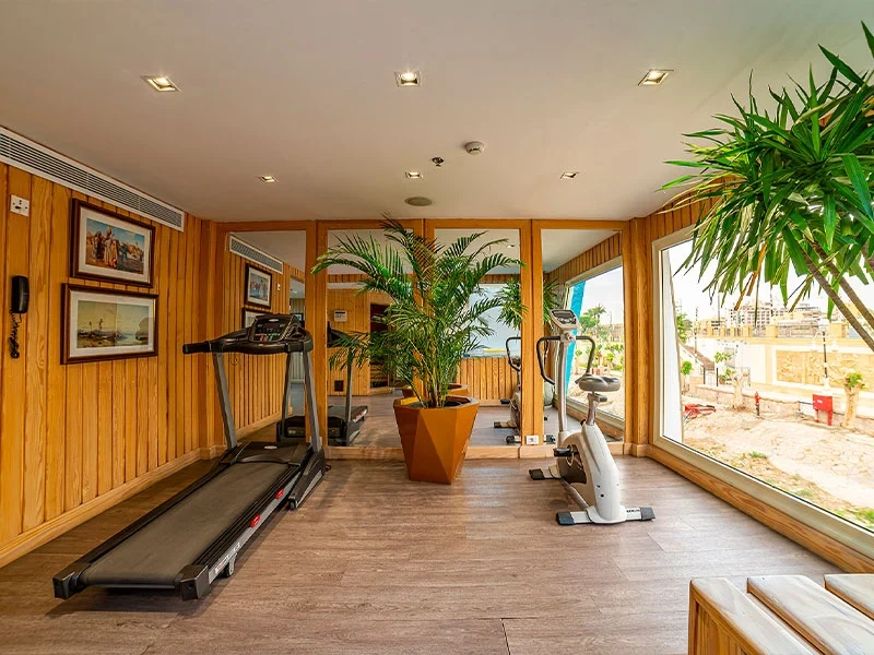 Gym aboard the Sonesta Sun Goddess Nile Cruise Ship Nile cruise